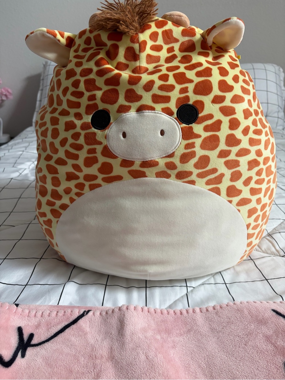 Squishmallows Giraffe Plush - Orange and Cream